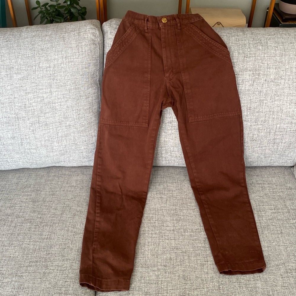 Big Bud Press Pencil Pants in Fudgesicle Brown XXS (sz 24-26)